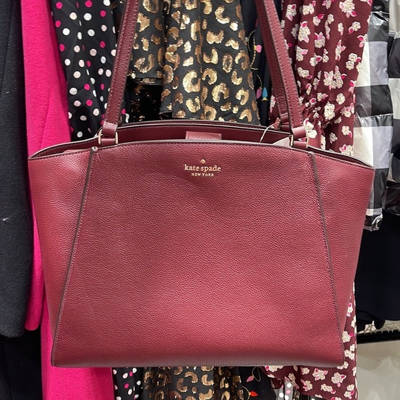 kate spade Bags Kate Spade Brim Laptop Tote Colordeep Berry Poshmark